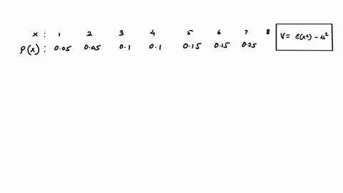 2-31-what-are-the-expected-value-and-variance-of-the-following-probability-distribution-random-variable-x-probability-005-005-010-010-4-5-6-7-015-015-025-8-015-59274
