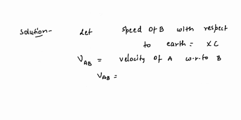 spaceship-a-travels-at-0400c-relative-to-an-earth-observer-according-to-the-same-observer-spaceship-a-overtakes-a-slower-moving-spaceship-b-that-moves-in-the-same-direction-the-captain-of-b-15118