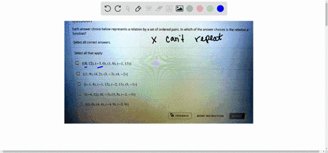 each-answer-choice-below-represents-relation-by-a-set-of-ordered-pairs-in-which-of-the-answer-choices-is-the-relation-function-select-all-correct-answers_-select-all-that-apply-8-12-30110-11-22167