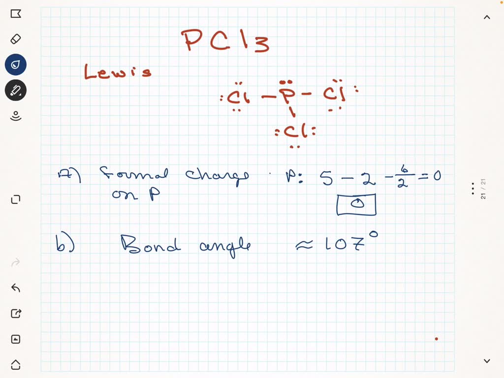 SOLVED Draw The Lewis Structure For PCl3 Based On Your Structure Use SOLVED Draw The Lewis Structure For PCl3 Based On Your Structure Use