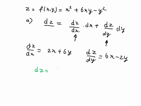 a-if-2-fx-y-x2-6xy-y2-find-the-differential-dz-b-if-x-changes-from-2-to-207-and-y-changes-from-3-to-293-compare-the-values-of-az-and-dz_-solution-a-the-definition-of-the-differential-gives-d-53088