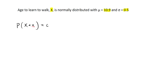 matthew-an-experimental-psychologist-indicates-that-the-age-at-which-normally-distributed-with-child-learns-0-walk-mean-age-of-109-months-and-standard-deviation-of-05-months-if-matthew-class-52883