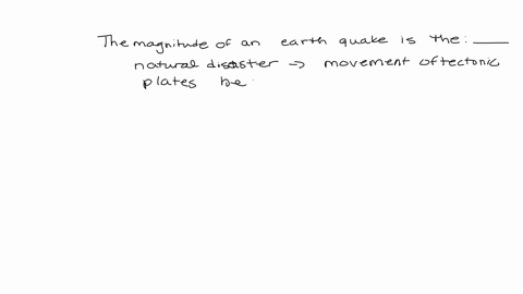 the-magnitude-of-an-earthquake-is-the