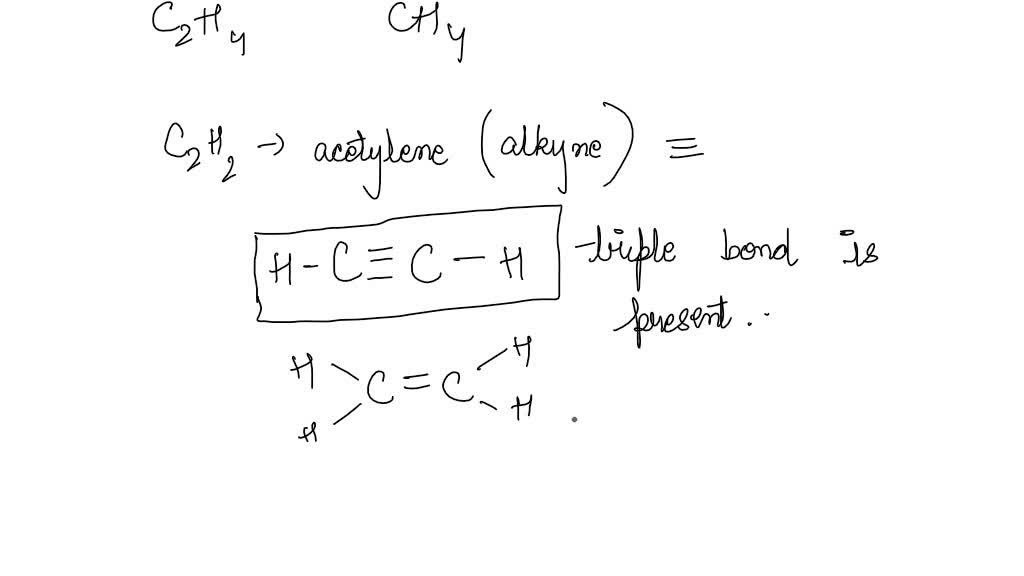 SOLVED Which of the following contains a Triple bond Group of