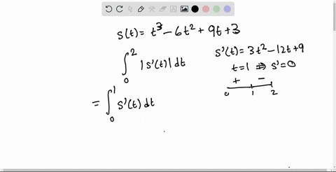 what-is-the-total-distance-traveled-by-the-particle-from-time-t-0-to-time-t-2