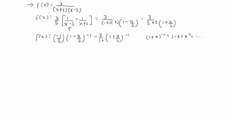 use-partial-fractions-to-find-the-power-series-of-the-function-show-how-you-find-the-coefficients-of-the-partial-fractions-and-series-for-each-partial-fraction-fx-x-2r-3-integrate-the-given-22331