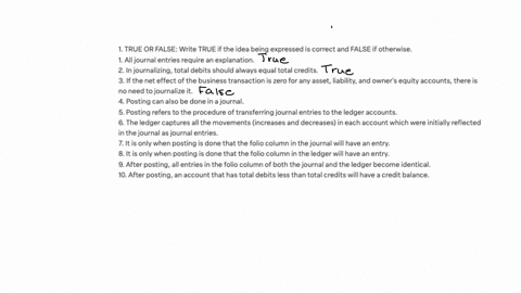 b-exercises-1-true-or-false-write-true-if-the-idea-being-expressed-is-correct-and-false-if-otherwise-1-all-journal-entries-require-an-explanation-2-in-joumalizing-total-debits-should-always-75702