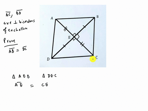 given-ac-and-bd-are-perpendicular-bisectors-prove-ab-dc-hint-prove-a-pair-of-triangles-congruent-first-aald-aerc-45059