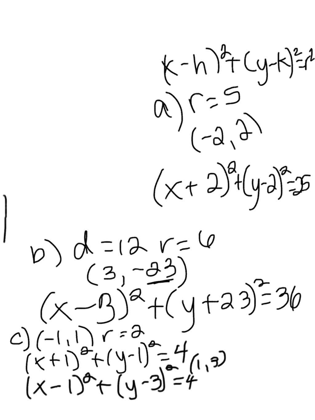 solved-a-find-an-equation-whose-graph-is-a-circle-of-radius-5