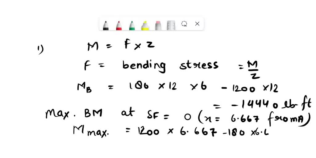 Find The Maximum Bending Stress In Rectangular Wooden Beam - The Best ...