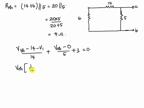 441-find-the-thevenin-and-norton-equivalents-at-terminals-a-b-of-the-circuit-shown-in-fig_-4108-14-v-14-q-6-q-3-a-5-q-figure-4108-for-prob-441-63176