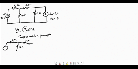 determine-the-value-of-vx-in-the-circuit-shown-r2-vs-r3-r4-where-vs-30v-2a-r1-8-ohm-r2-2-ohm-r3-10-ohm-rz-2-ohm-56108