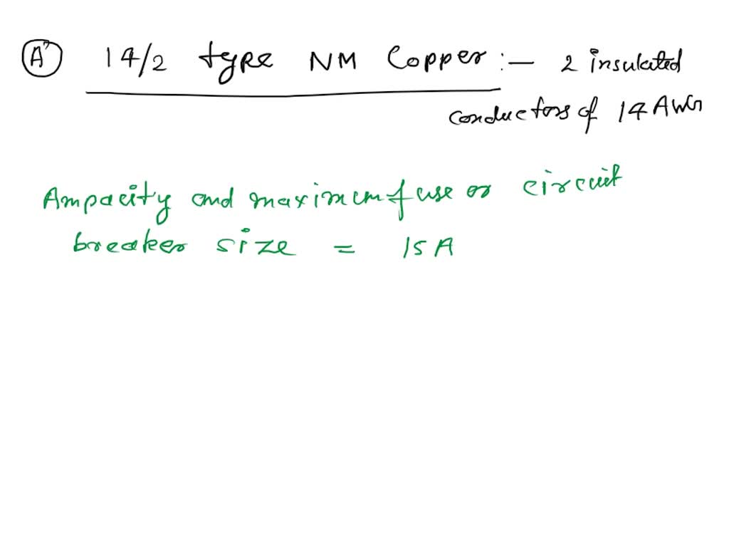 SOLVED: Determine the ampacity of size 1/0 AWG THHW copper conductors