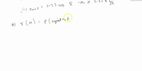 large-sample-hypothesis-test-for-the-population-mean-consider-random-sample-xx-from-an-unknown-distribution-define-the-distribution-mean-and-variance-in-the-normal-way-that-is-u-ex-and-o-ex-80527