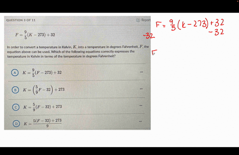 in-order-to-convert-a-temperature-in-kelvin-k-into-a-temperature-in-degrees-fahrenheit-f-the-equation-above-can-be-used-which-of-the-following-equations-correctly-expresses-the-temperature-i-74453
