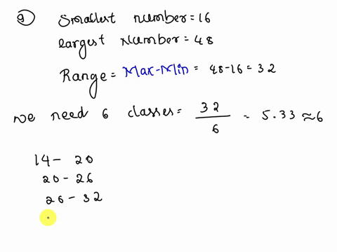 1-for-the-following-data-28-25-48-37-43-35-42-41-32-26-16-40-23-19-36-29-31-26-21-32-28-31-33-25-construct-grouped-frequency-distribution-using-6-classes-nstruct-frequency-histogram-using-6-54604
