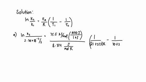 part-a-a-certain-first-order-reaction-has-a-rate-constant-of-230-x-10-2-s-1-at-21-c-what-is-the-value-of-k-at-70-c-if-ea-755-kj-mol-express-your-answer-in-reciprocal-seconds-to-three-signifi-89329
