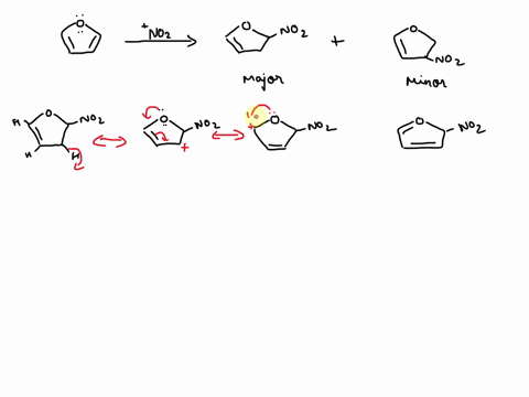 page-13of16-17-the-nitration-of-furan-leads-preferentially-t0-the-formation-of-2-nitrofuran-rather-than-tkc-3-nitro-lomer-explain-this-resuh-by-considerig-the-slability-of-the-arenium-lcadin-25311