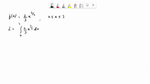 let-fx-23x32-for-0-x-3-set-up-an-appropriate-integral-to-find-the-length-l-of-the-graph-of-f-and-find-the-exact-value-of-l-22802