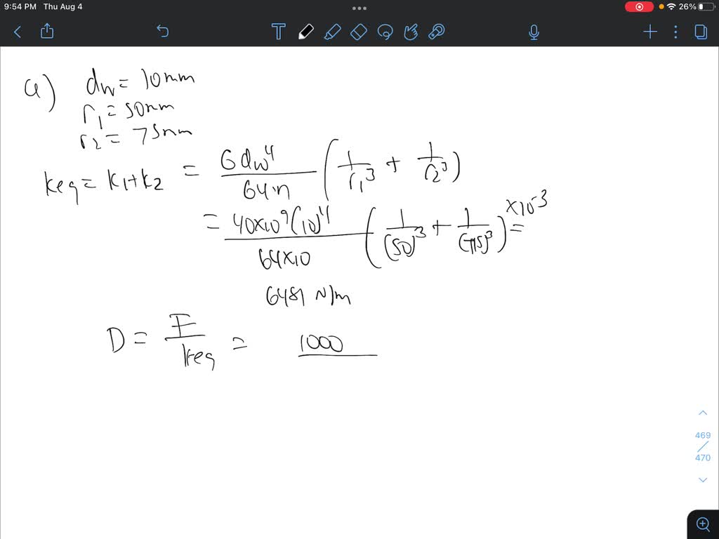 SOLVED A composite spring has two close coiled helical springs
