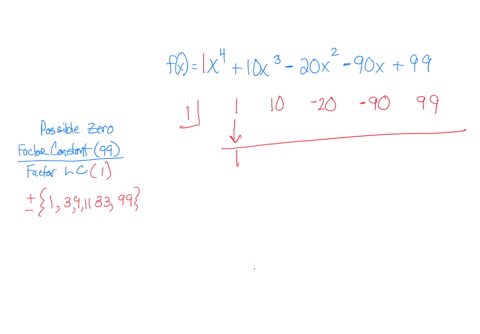 use-the-rational-zeros-theorem-to-find-all-the-real-zeros-of-the-polynomial-function-use-the-zeros-to-factor-f-over-the-real-numbers-fxx410x3-20x2-90x99-what-are-the-real-zeros-fill-in-the-answer-box