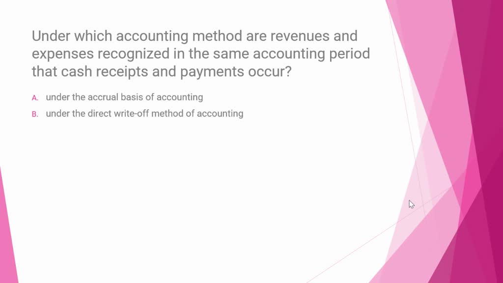 Solved: Matching: Accrual Basis Accounting Return On Equity (roe) Fifo 