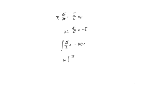 721-from-kirchhoff-s-law-the-current-in-an-rc-resistance-capacitance-circuit-fig-71-obeys-the-equation-di-rai-21-0-a-find-it-b-for-a-capacitance-of-10000-pf-charged-to-100-v-and-discharging-26855