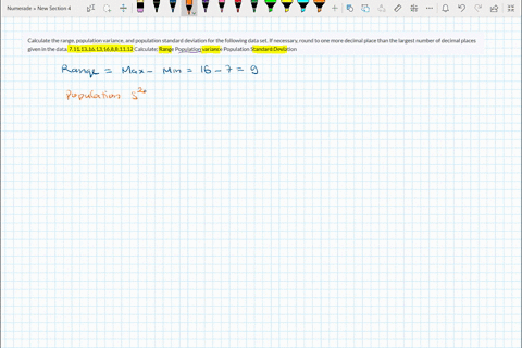 calculate-the-range-population-variance-and-population-standard-deviation-for-the-following-data-set-if-necessary-round-to-one-more-decimal-place-than-the-largest-number-of-decimal-places-gi-15229