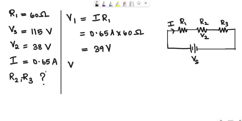 Solved: Three Resistors R1, R2, And R3 Are Connected In Series To A 115 