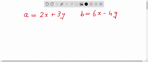 determine-the-constant-a-and-b-such-that35-is-a-solution-of-the-system-2x3ya-6x-4yb-38468