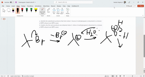 a-identify-the-substitution-products-that-form-when-2-bromo-2-methylpropane-is-dissolved-in-a-mixt-2-30041