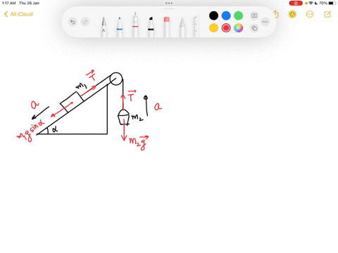 2-use-newton5-2nd-law-to-solve-this-problem-a-assume-no-friction-and-the-pulley-is-massless-derive-the-acceleration-formula-for-the-system-in-terms-of-the-masses-and-the-ramp-angle-show-all-77098