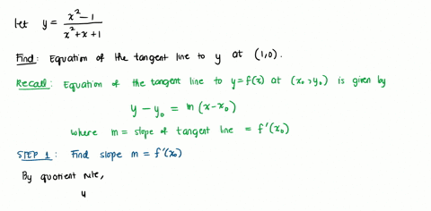 find-an-equation-of-the-tangent-line-to-the-given-curve-at-the-specified-point-y-x2-1x2-x-1-1-0