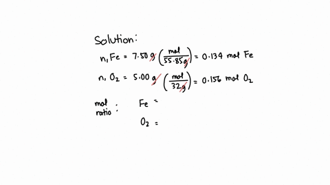 determine-the-excess-reactant-and-calculate-the-mass-of-the-remaining-excess-reactant-after-750-grams-of-fe-and-500-grams-of-o2-react4fes-3o2g-2fe2o3s-85649
