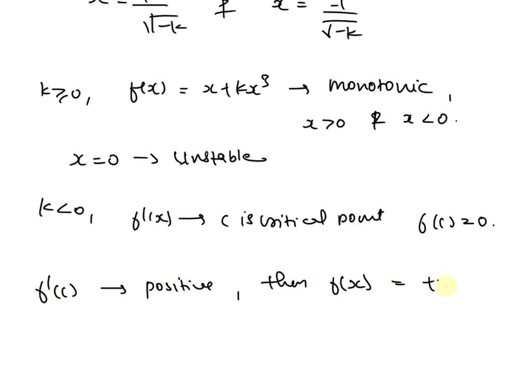 SOLVED: Consider The Evolution Equation D2x =1-xx2-a Dt2 (1) For Real X ...