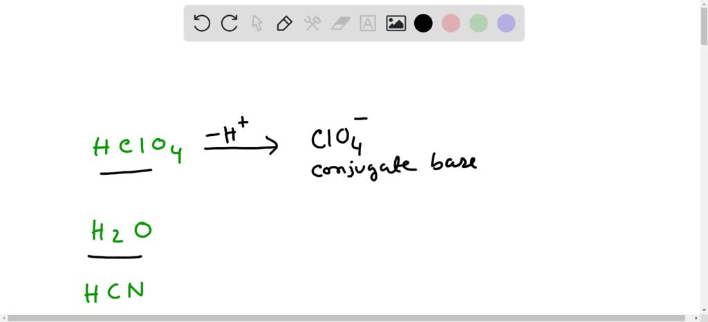 Solved 2 Determine The Formula Of The Conjugate Base Of Each Acid Acid Conjugate Base H2co3