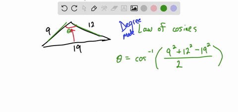 refer-to-the-figure-below-a-find-the-angle-opposite-the-longest-side-round-your-answer-to-one-decimal-place-of-the-triangle-round-your-answer-to-one-decimal-place-b-find-the-area-units-04704