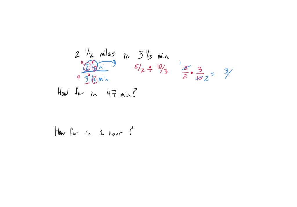 SOLVED A car is traveling at a steady speed. It travels 2 1 2