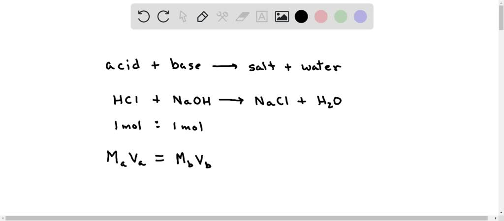 Solved Titration Of 25 00 Ml Sample Of Hydrochloric Acid Solution Of Unknown Molarity Reaches