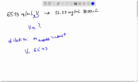 what-volume-in-ml-of-a-6533-mgml-solution-would-be-added-to-a-2500-ml-volumetric-flask-to-dilute-the-original-solution-to-a-1222-mgml-solution