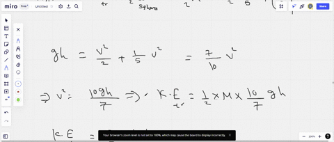 a-solid-uniform-sphere-of-mass-m-and-radius-r-is-placed-on-an-inclined-plane-at-distance-h-from-the-base-of-the-incline-the-inclined-plane-makes-an-angle-0-with-the-horizontal-the-sphere-is-45291