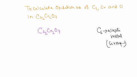 in-this-compound-what-is-the-correct-representation-for-the-oxidation-number-of-each-of-the-elements-in-cs2cr2o7-show-your-working-92288