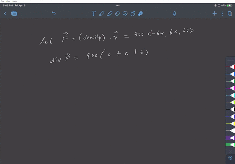 if-a-fluid-with-density-900-flows-with-a-velocity-field-v-6yi-62j-6z-k-find-the-fluid-flow-rate-outward-through-the-sphere-z2-y-22-64-flow-rate-64029