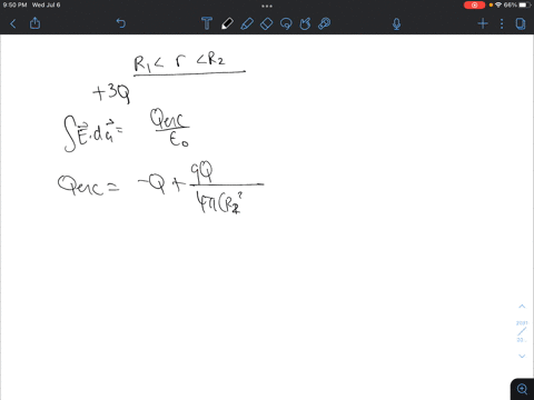 negative-point-charge-q-is-at-the-center-of-a-hollow-insulating-spherical-shell-which-has-an-inner-radius-r1-and-an-outer-radius-r2-there-is-a-total-charge-of-3q-spread-uniformly-throughout-92488
