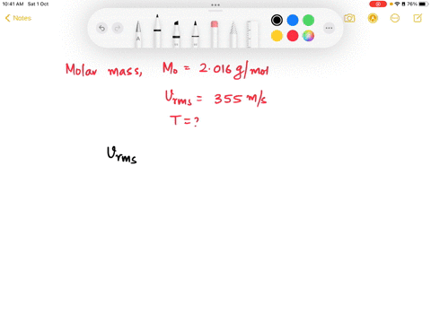 hydrogen-molecules-with-a-molar-mass-of-2016-gmol-in-a-certain-gas-have-an-rms-speed-of-355-ms-awhat-is-the-temperature-of-this-gas-in-kelvins-15751