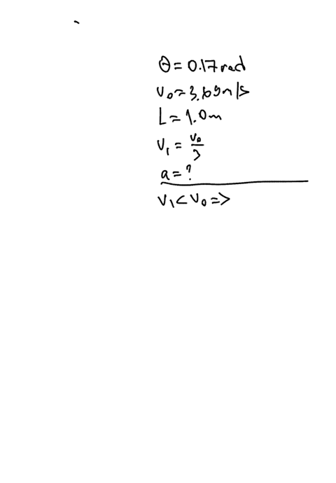 a-mass-m-slides-upward-along-a-rough-plane-surface-inclined-at-angle-theta-017-in-radians-to-the-horizontal-initially-the-mass-has-a-speed-v_0v-0-369-ms-before-it-slides-a-distance-l-10-m-up-82839