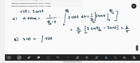 a-yo-yo-is-moving-up-and-down-string-so-that-its-velocity-at-time-is-given-by-vt-3cost-for-time-t-2-0-the-initial-position-of-the-yo-yo-at-time-t-0-isx-3-part-a-find-the-average-value-of-vlt-89742