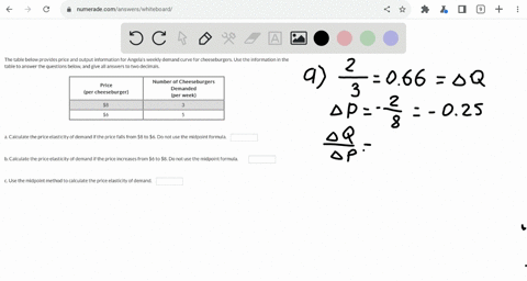 the-table-below-provides-price-and-output-information-for-angelas-weekly-demand-curve-for-cheeseburgers-use-the-information-in-the-table-to-answer-the-questions-below-and-give-all-answers-to-39304