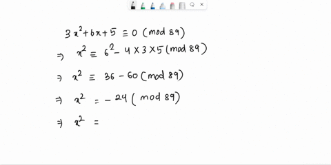 determine-whether-the-congruence-3x2-6x-5-0-mod-89-is-solvable-97419