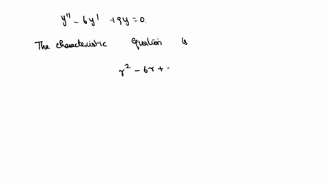 find-two-linearly-independent-solutions-to-the-following-y-6y-9y-0-99697